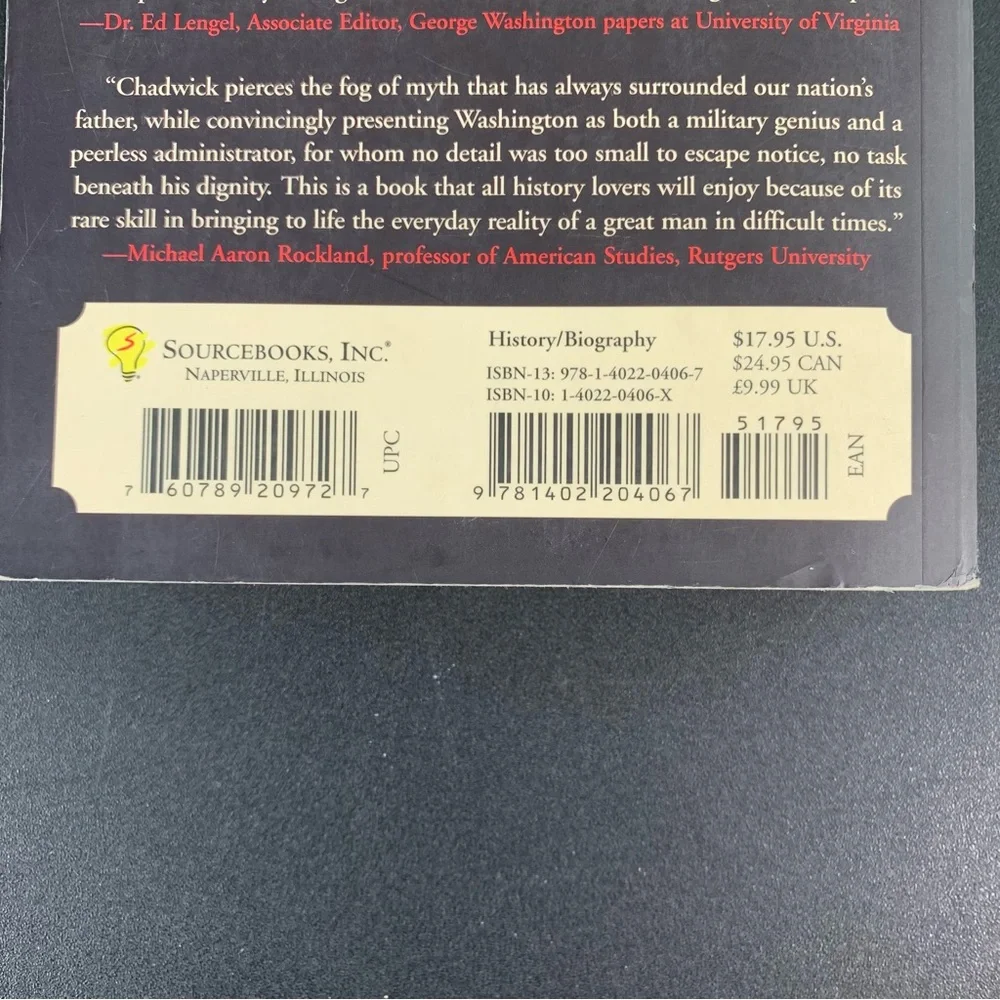 George Washington’s War by Brad Chadwick. 2004.